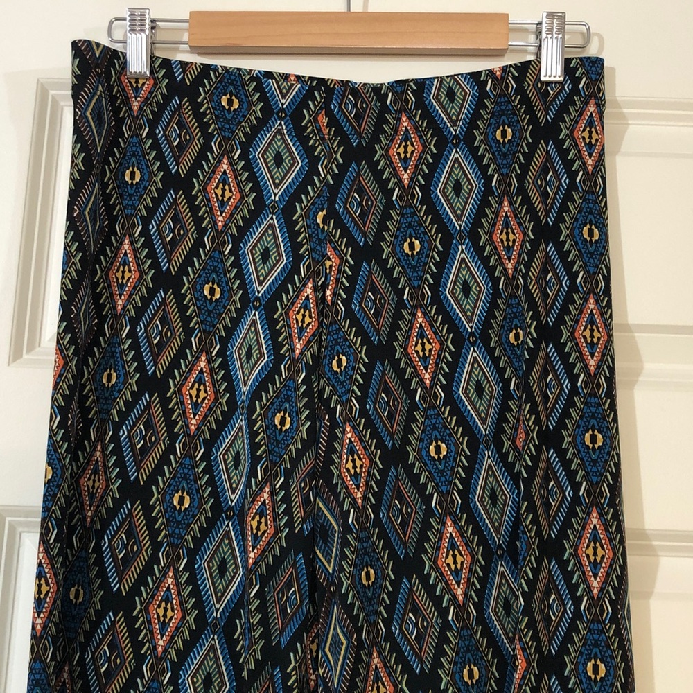 Geometric Patterned Palazzo Pants - image 1